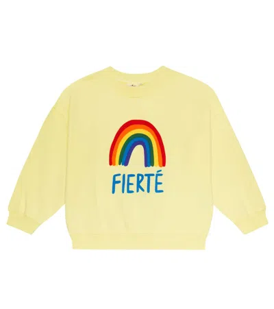 Jellymallow Kids' Fierte Cotton Sweatshirt In Lemon