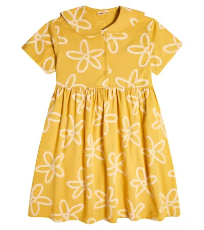 Jellymallow Kids' Kleid Aus Baumwolle In Yellow