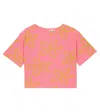 Jellymallow Bedrucktes T-shirt Aus Baumwolle In Pink