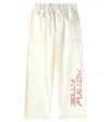 Jellymallow Jm Cotton-blend Straight Pants In White