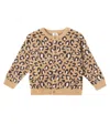 Jellymallow Leopard-print Cardigan In Brown