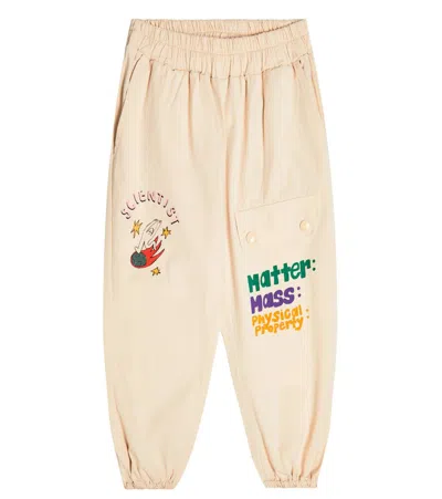 Jellymallow Kids' Jogginghose Metter Aus Baumwolle In Beige