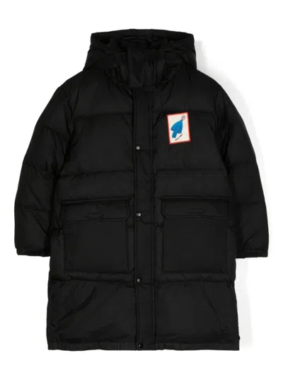 Jellymallow Kids' Padded Down Jacket In Black