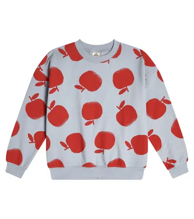 Jellymallow Kids' Pomme Cotton Sweatshirt In Blue