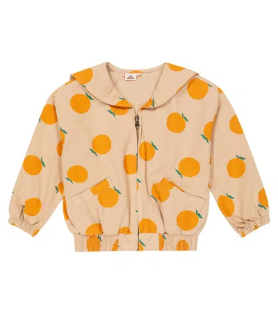 Jellymallow Kids' Jacke Aus Baumwolle In Beige