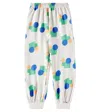 Jellymallow Bedruckte Jogginghose Aus Baumwoll-jersey In Beige