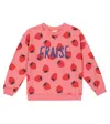 Jellymallow Bedrucktes Sweatshirt Aus Baumwolle In Pink