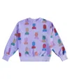 Jellymallow Shape Cotton Sweatshirt In Purple