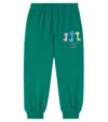 Jellymallow The Keys Cotton Jersey Sweatpants In Green