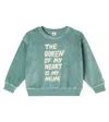 Jellymallow The Queen Cotton-blend Velour Sweatshirt In Green