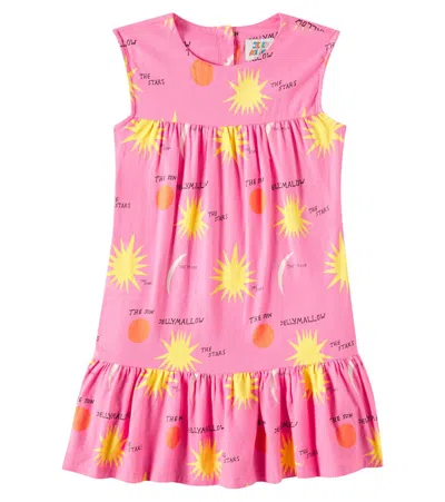 Jellymallow Kids' The Star Cotton Dress In Pink