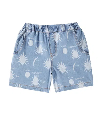 Jellymallow Kids' The Star Denim Shorts In Blue