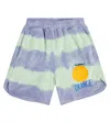 Jellymallow Bestickte Shorts Aus Frottee In Purple