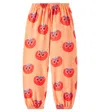 Jellymallow Tomato Cotton Sweatpants In Orange