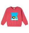 Jellymallow Turntable Cotton Jersey Sweatshirt In Red