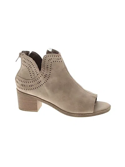 Pre-owned Jellypop Ankle Boots In Tan