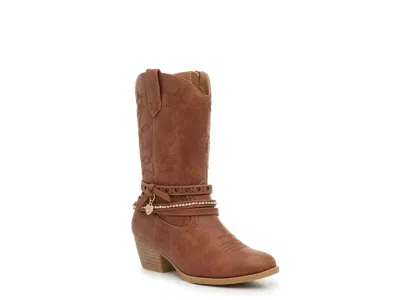 Jellypop Feronia Western Boot Kids' In Cognac