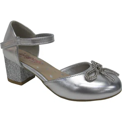 Jellypop Kids' Audrina Bow Pump In Gray