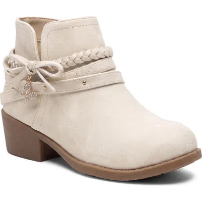 Jellypop Kids' Avielle Faux Leather Bootie In White