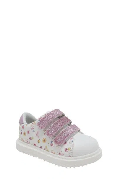 Jellypop Kids' Lil' Equal Sneaker In White/pink