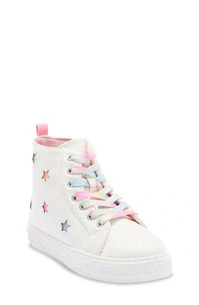Jellypop Kids' Lil Gladden High Top Sneaker In White
