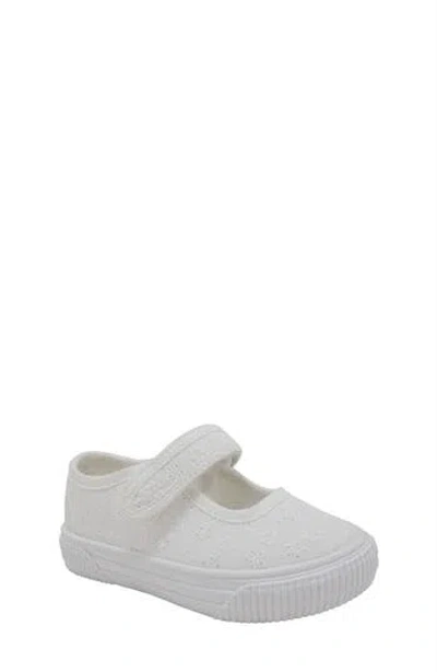 Jellypop Kids' Lil Joss Mary Jane Sneaker In White