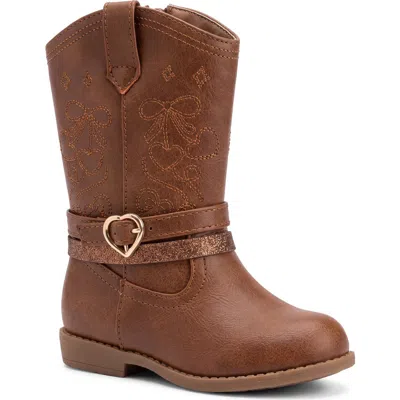 Jellypop Kids' Lil Marchie Western Boot In Brown
