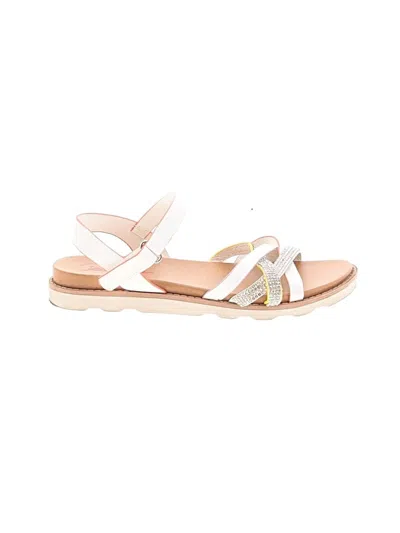 Pre-owned Jellypop Kids' Sandals In White