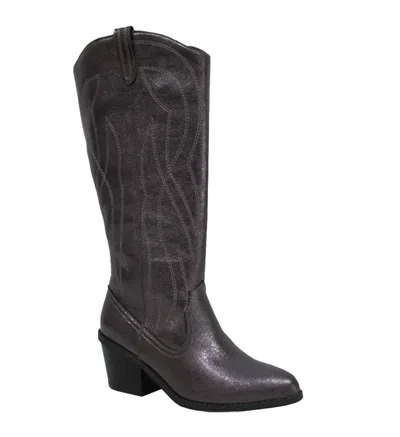 Jellypop Women's Festival Western Tall Boots In Grey In Multi