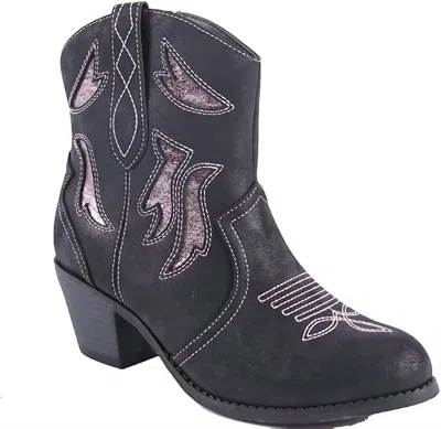 Jellypop Women's Palma Western Cowboy Boots In Black
