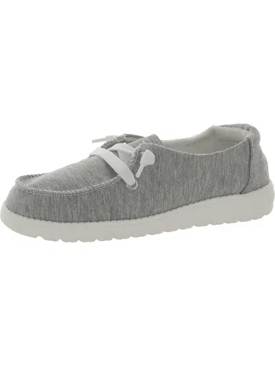 Jellypop Womens Slip On Comfort Fit Loafers In Grey