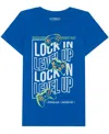 Jem Boys 5-20 Lock In Level Up Short-sleeve T-shirt In Blue