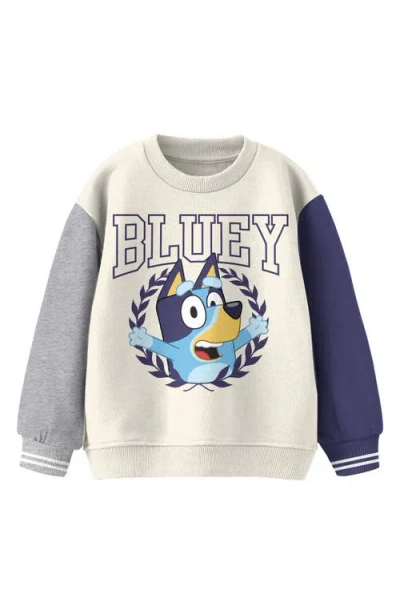 Jem Kids' Disney Bluey Collegiate Sweatshirt In Heather Grey