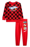 Jem Kids' Hot Wheels® Sweatshirt & Sweatpants Set In Red