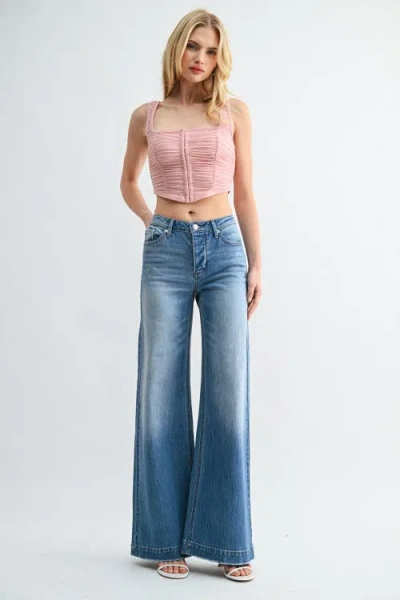 Jemina Denim The Mid-wide In Blue