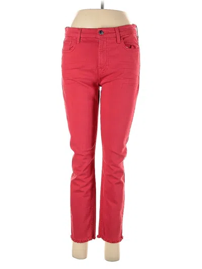 Pre-owned Jen 7 By 7 For All Mankind Jeans In Red