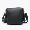 Jen & Co. Crossbody With 2 Side Tassels In Black In Black