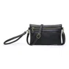 Jen & Co. Kelly Zip Crossbody/wristlet In Black In Black