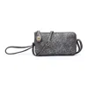 Jen & Co. Kendall Safari Collection Wristlet/crossbody In Pewter In Silver