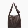 Jen & Co. Knotted Strap Hobo Bag In Espresso In Brown