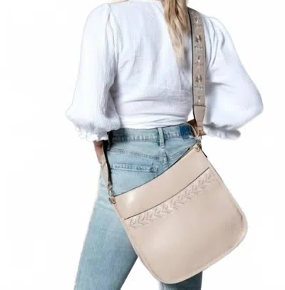 Jen & Co. Pippa Crossbody In Beige In Sand