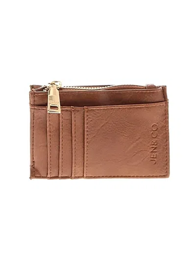 Pre-owned Jen & Co. Wallet In Brown