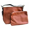 Jen & Co. Women's Alexa Canvas Hobo Bag With Carry Pocket In Apricot In Sand