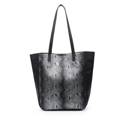 Jen & Co. Women's Animal Print Bag In A Bag Tote In Grey In Multi