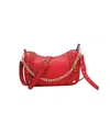 Jen & Co. Women's Artemis Paneled Crossbody Bag In Cherry Red
