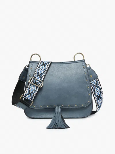 Jen & Co. Women's Bailey Crossbody Bag In Denim In Blue