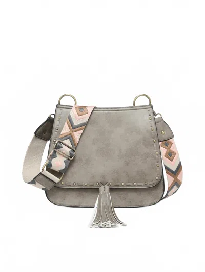 Jen & Co. Women's Bailey Crossbody Bag In Grey/taupe In Multi