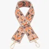 Jen & Co. Women's Boho Vine Adjustable Crossbody Bag Purse Guitar Strap In Brown Orange In Orange
