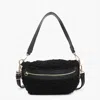 Jen & Co. Women's Brookie Sherpa Belt Bag In Black In Black