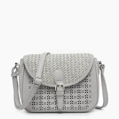 Jen & Co. Women's Carolina Crossbody Bag In Grey In Gray